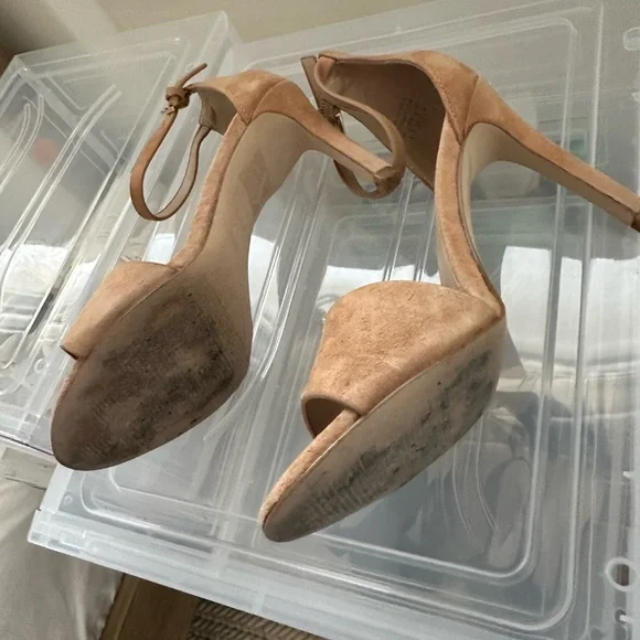 Aldo Women's Brown Ankle Strap Heels - Picture 3 of 3